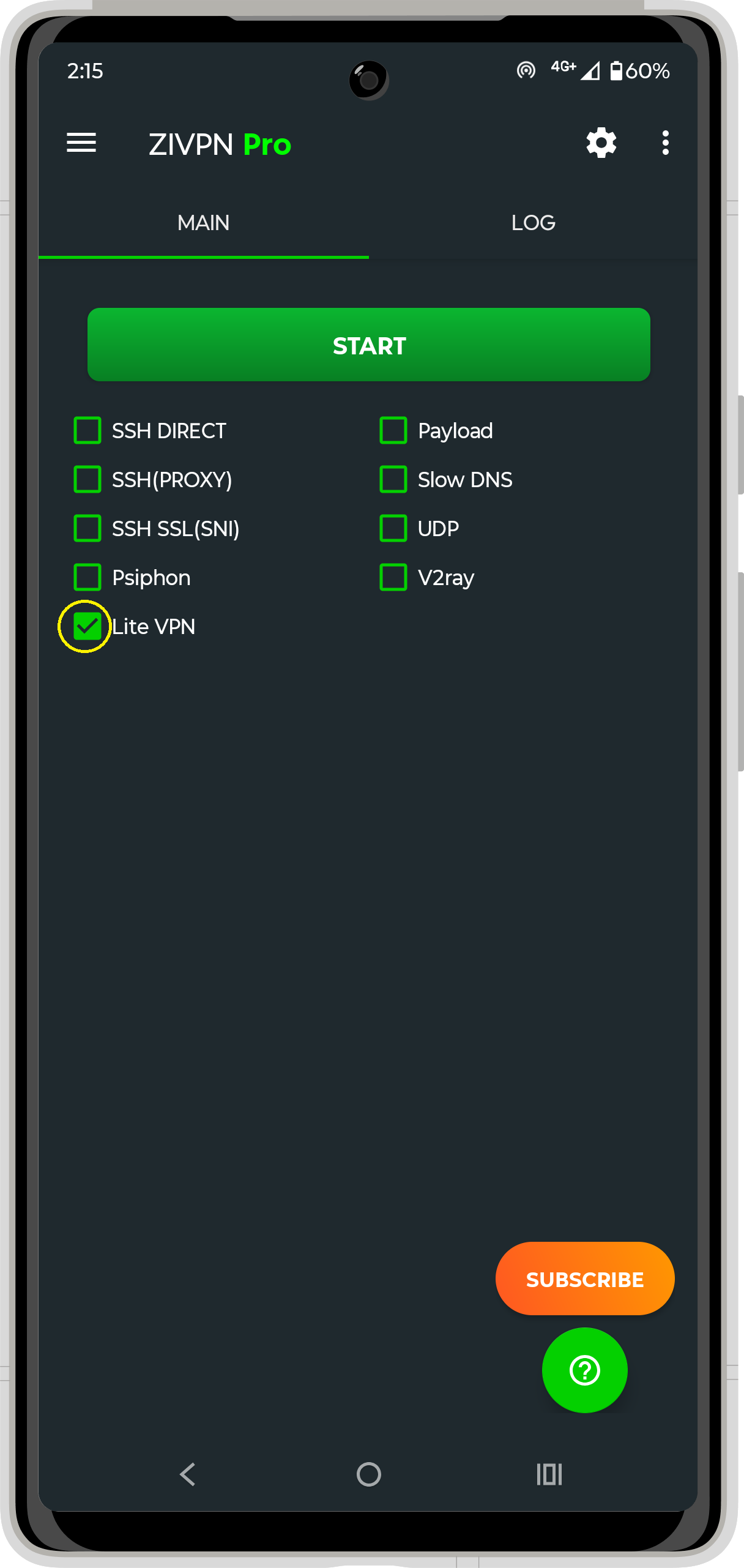 Lite VPN Setup Step 1